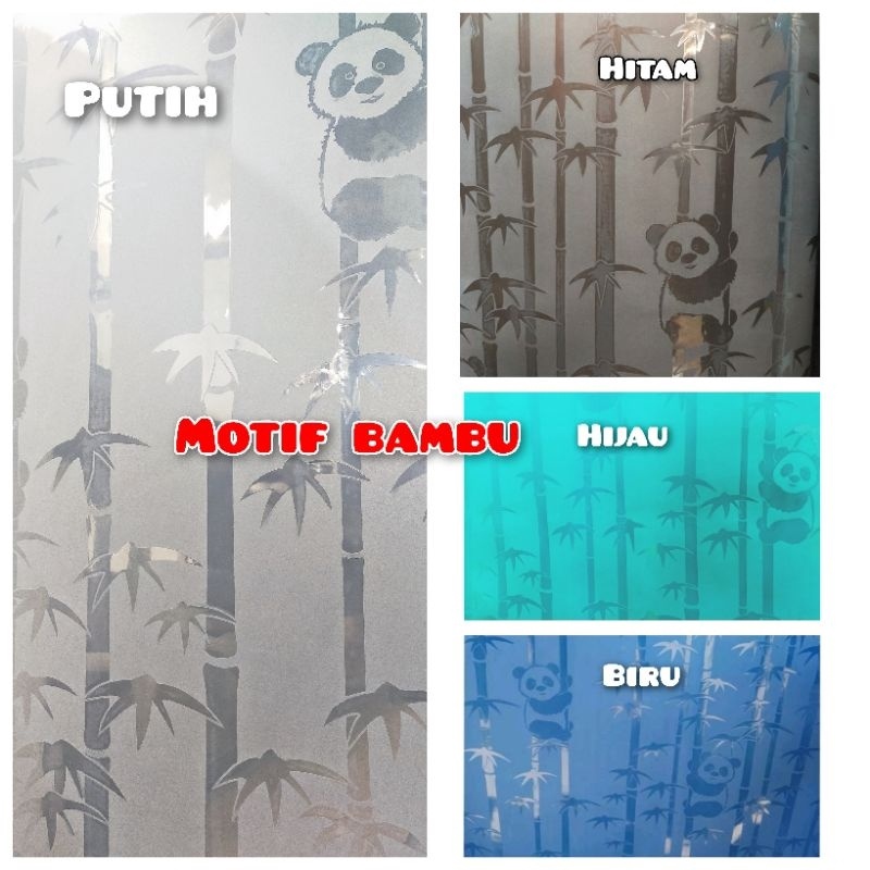 Fiber pagar plastik penutup pagar motif Bambu Lite