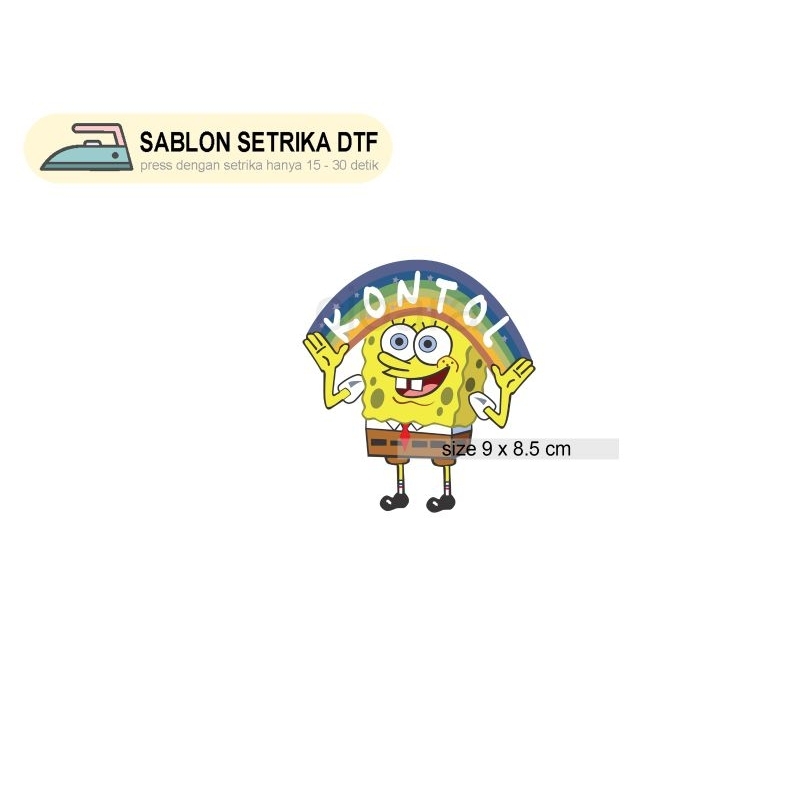 

Stiker Sablon Printing SpongeBob