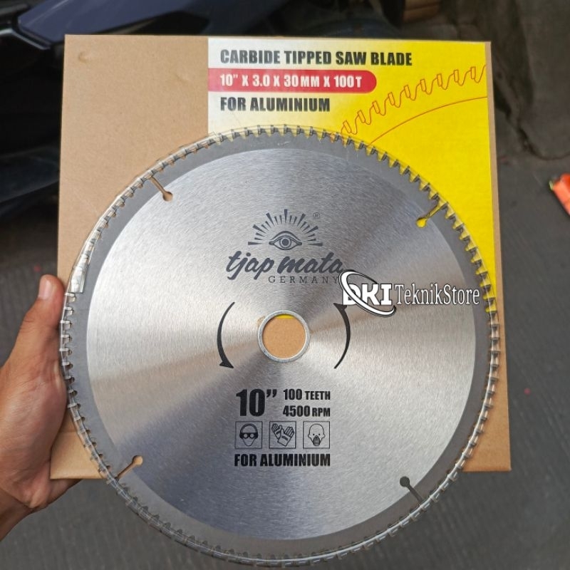 Mata Gergaji Aluminium 10 Inch x 120 Teeth Tjap Mata Circular Saw Blade Germany