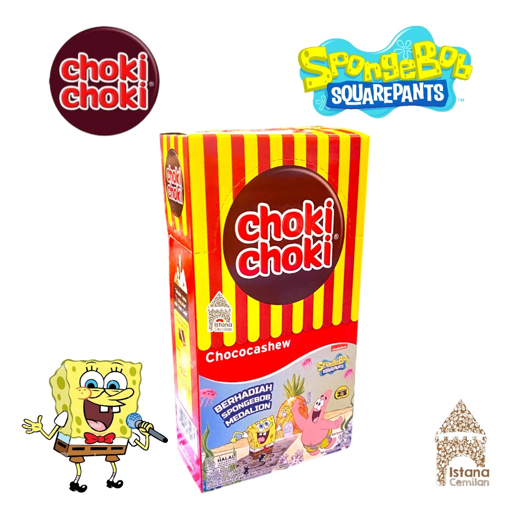 

Choki Choki Chococashew (20 pcs) SPONGEBOB Squarepants