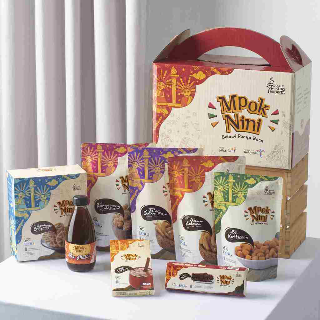 Paket Oleh-Oleh Khas Jakarta | Mpok Nini | Premium Oleh Oleh Jakarta | Jajanan Betawi