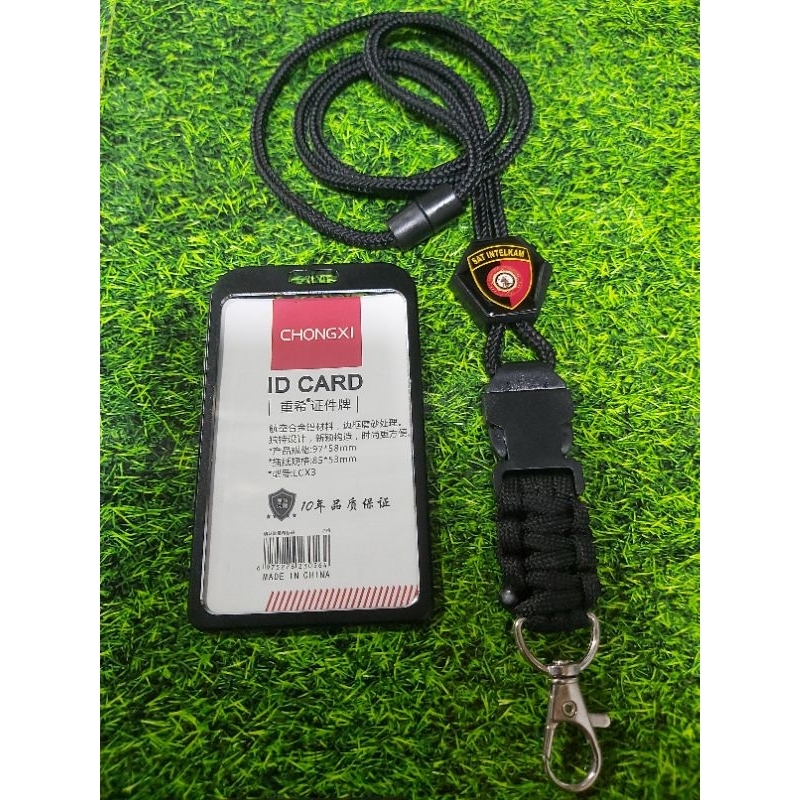 

lanyard id card tali gantungan holder custom logo baintelkam satintelkam ditintelkam