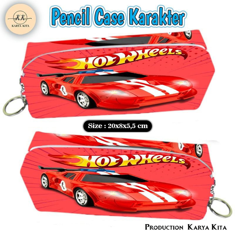 

karya kita - HOT WHEELS - kotak pensil karakter