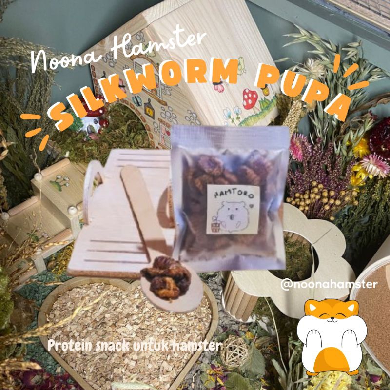 SNACK ULAT SUTRA KERING SNACK HAMSTER SUGARGLIDER LANDAK MINI
