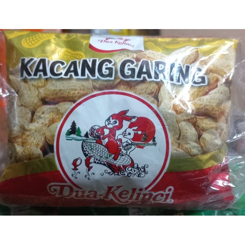 

Kacang Garing Dua Kelinci 1 Pack Isi 10 Bungkus @16g