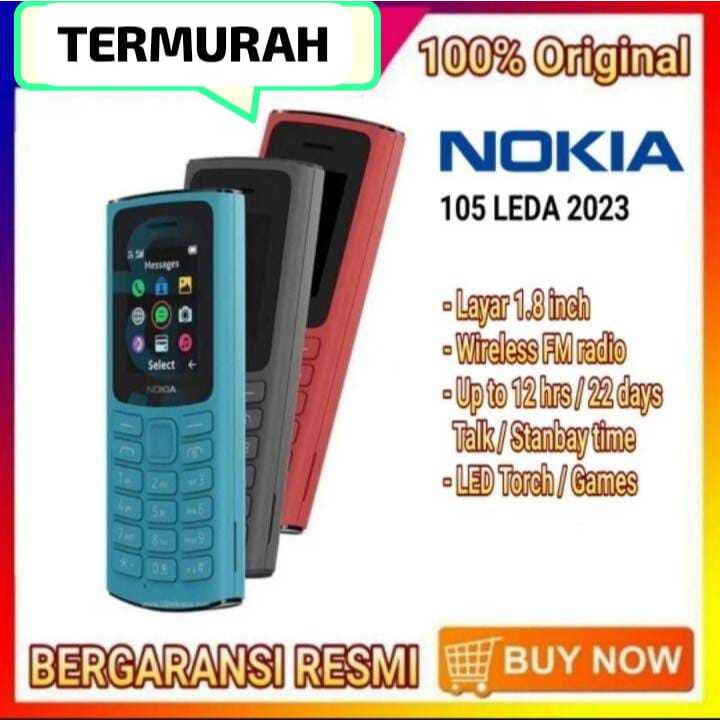 Hp Candybar Nokia 105 (2023) Nokia Original NEW GARANSI RESMI