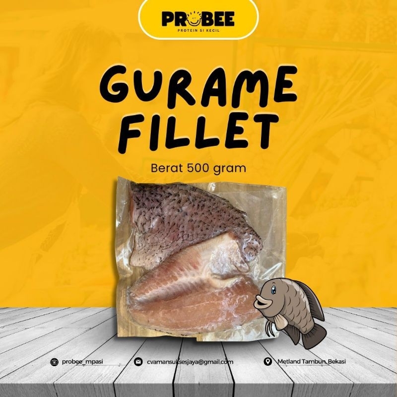 

Gurame Fillet 500gr Fresh Frozen