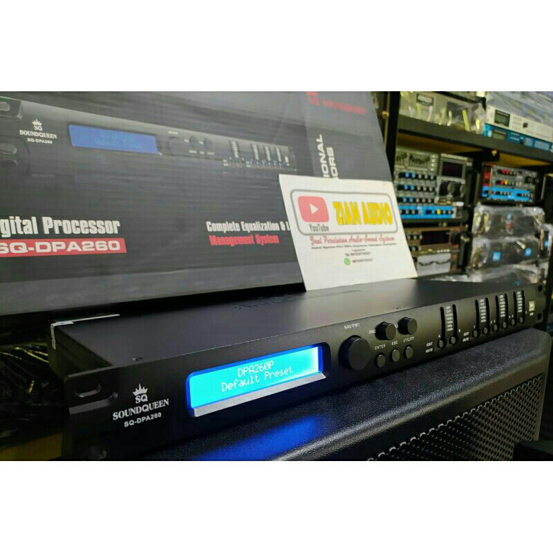 SOUNDQUEEN DLMS SQ-DPA260 ORIGINAL Complete Equalization & Loudspeaker Management System Original