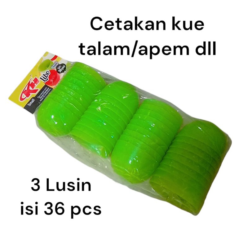 TERMURAH.(1. PACK ISI 3 (LUSIN) cetakan kue talam kecil/kue mangkok kecil/apem mini /cetakan puding 