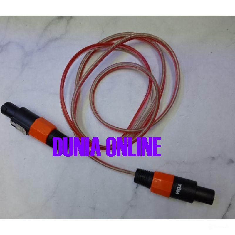 KABEL SPIKON  KABEL DARI SPEAKER PASIF KE POWER ATAU KE MIXER POWER KABEL SPIKON JADI