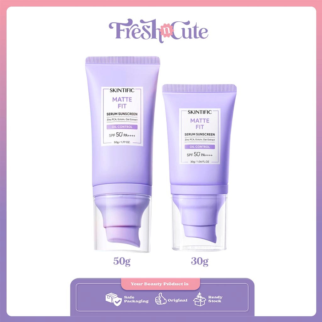 SKINTIFIC - Skintific Matte Fit Serum Sunscreen SPF 50PA++++ 30g dan 50g