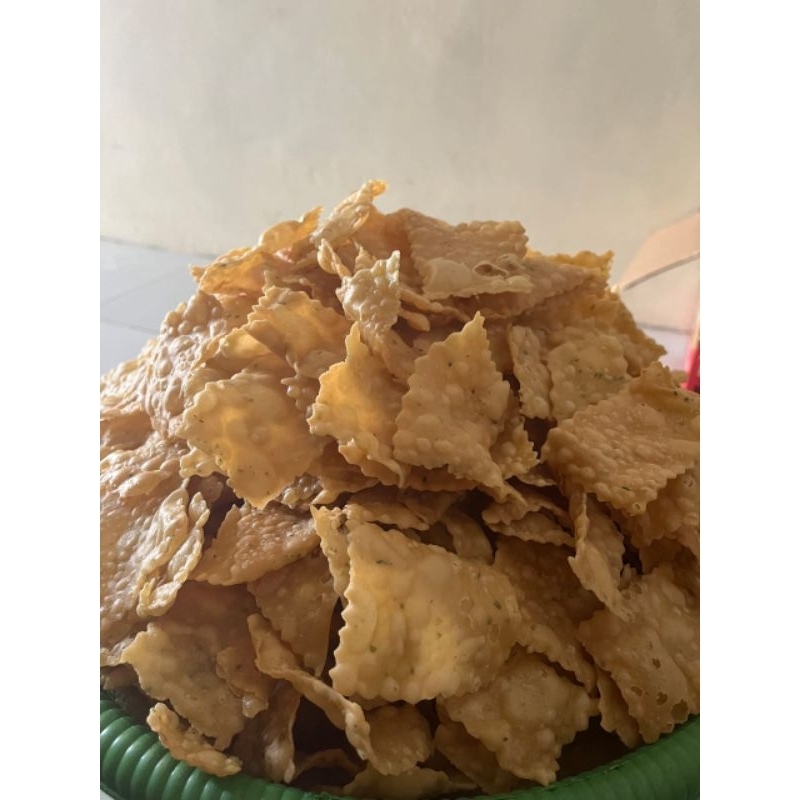 

keripik bawang gurih renyah enak - Katineung Snack