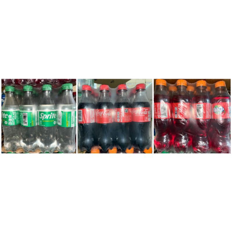 

12 BOTOL 390ml = 1 LUSIN COCA COLA / FANTA / SPRITE