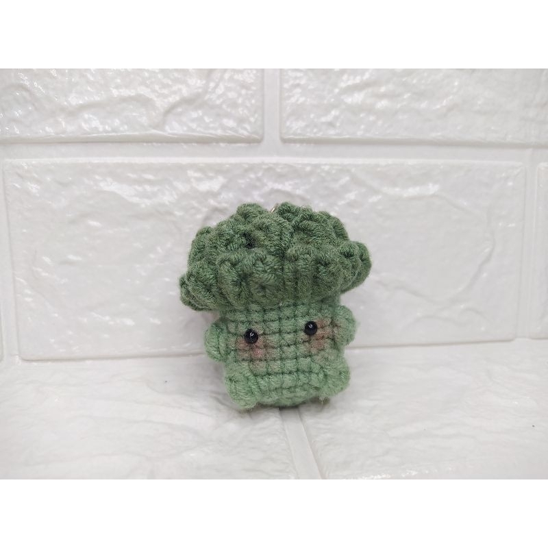 BROCCOLI CROCHET | GANTUNGAN KUNCI BROKOLI RAJUT | BROKOLI RAJUT