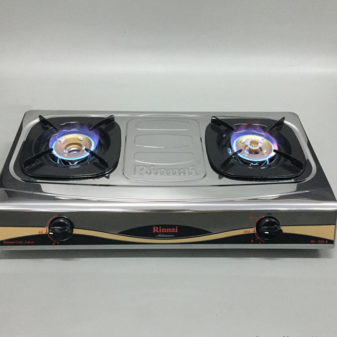 Kompor gas Rinnai RI 522 A RI 522A Kompor Gas Rinnai 2 Tungku