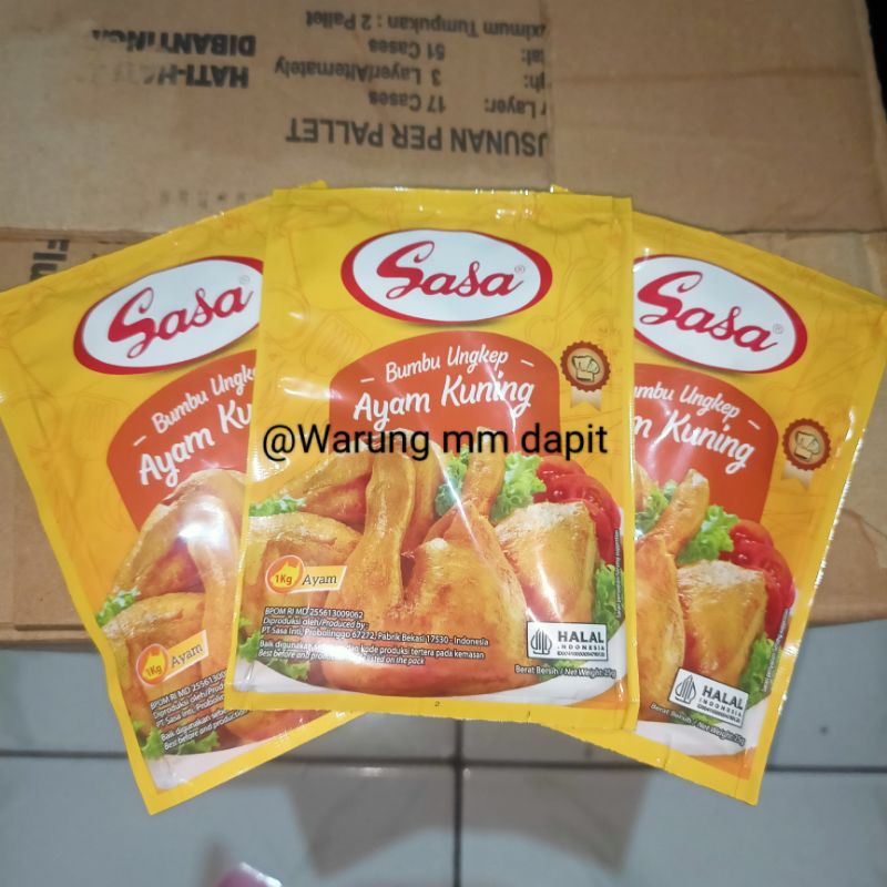 

Bumbu Ungkep Ayam Kuning Merek Sasa