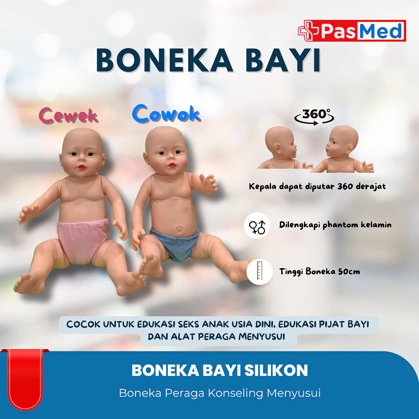 Boneka Bayi untuk Peraga Konseling Menyusui