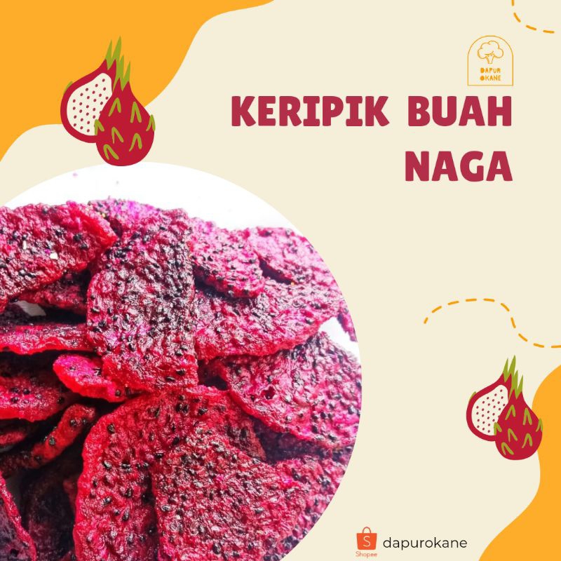 

Asli Keripik Buah Naga 100 Gram