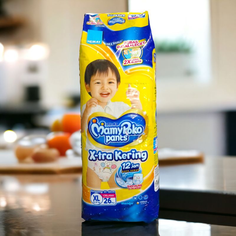 MAMYPOKO PANTS X-TRA KERING SIZE XL_PAMPERS POPOK CELANA BAYI