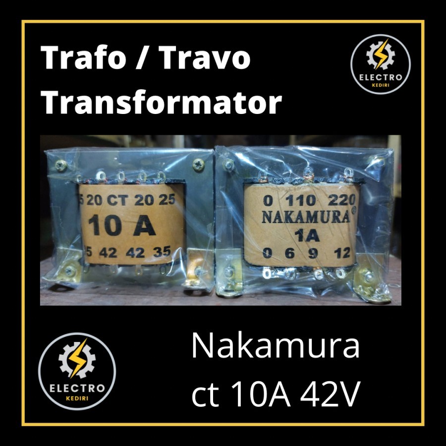 Trafo 10a ct 42v nakamura | heatsink transformator 10 A 42 V ct