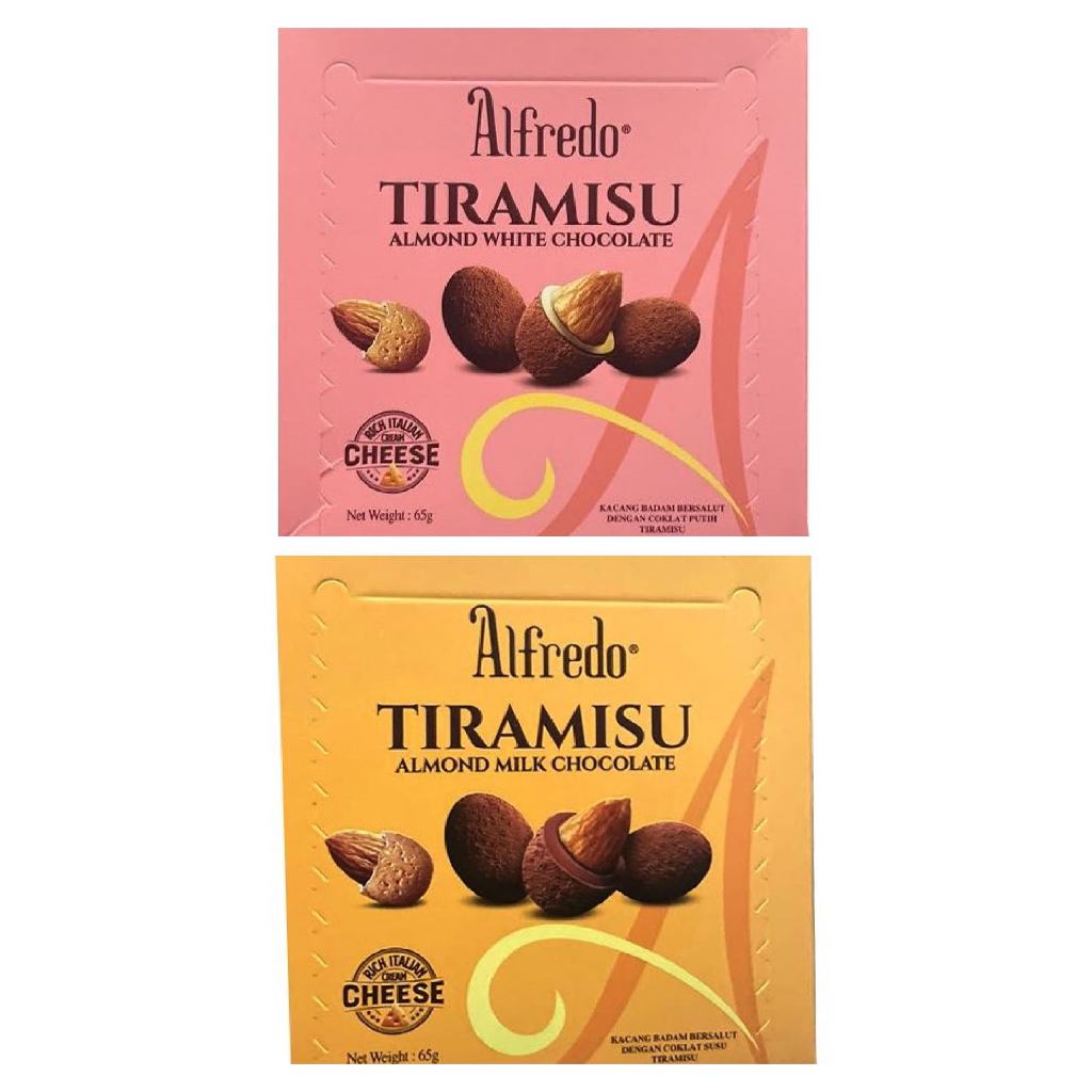 

Alfredo Tiramisu Almond Milk Chocolate / White Chocolate 65 gr