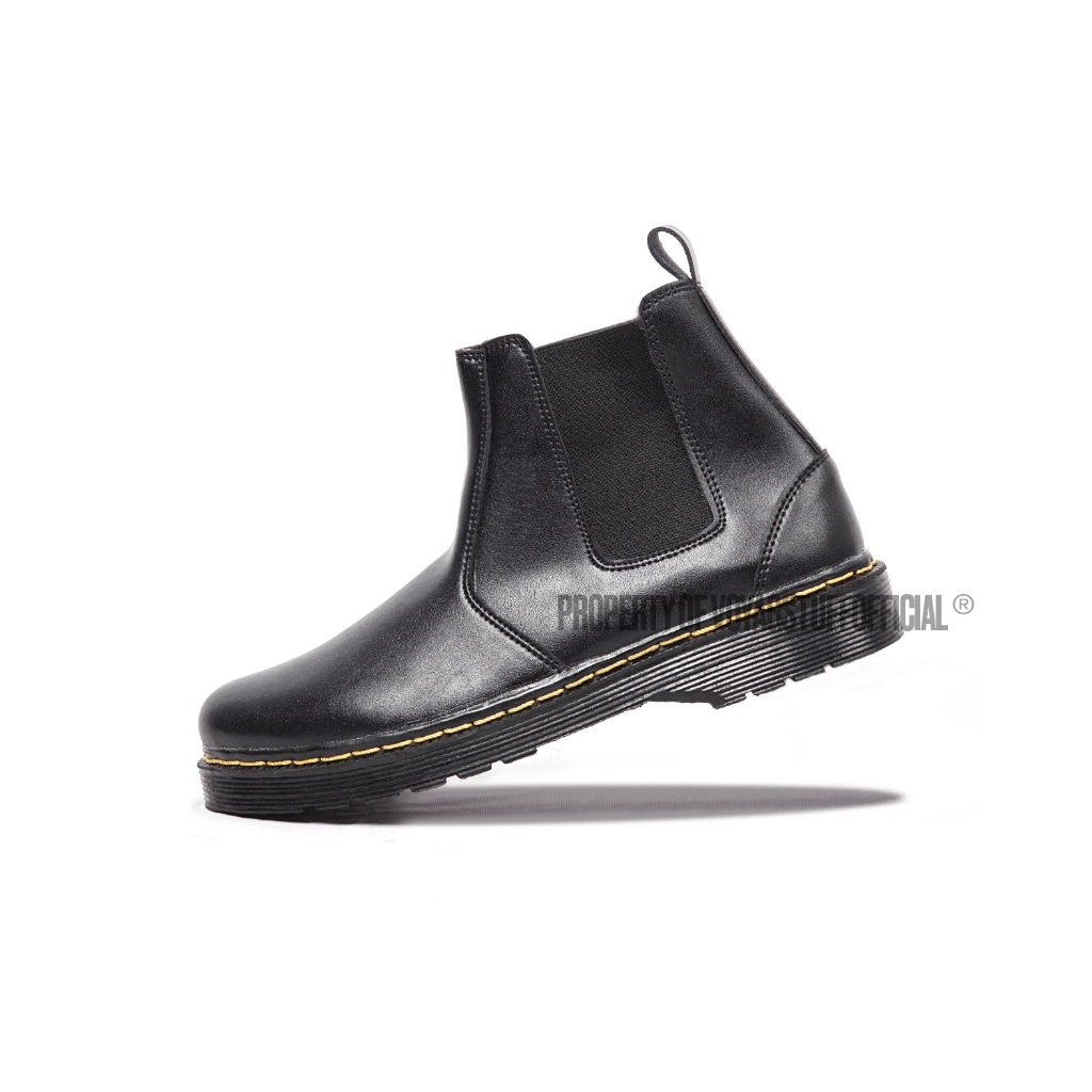 HOT DEALS VOYAGSTUFFOFFICIAL - XAVIOR SEPATU BOOTS PRIA HITAM