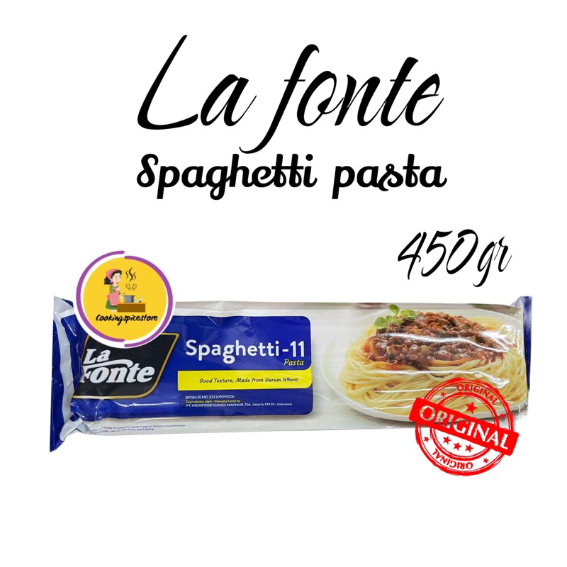 

La Fonte Pasta Spaghetti / Fettucini 450gr Halal