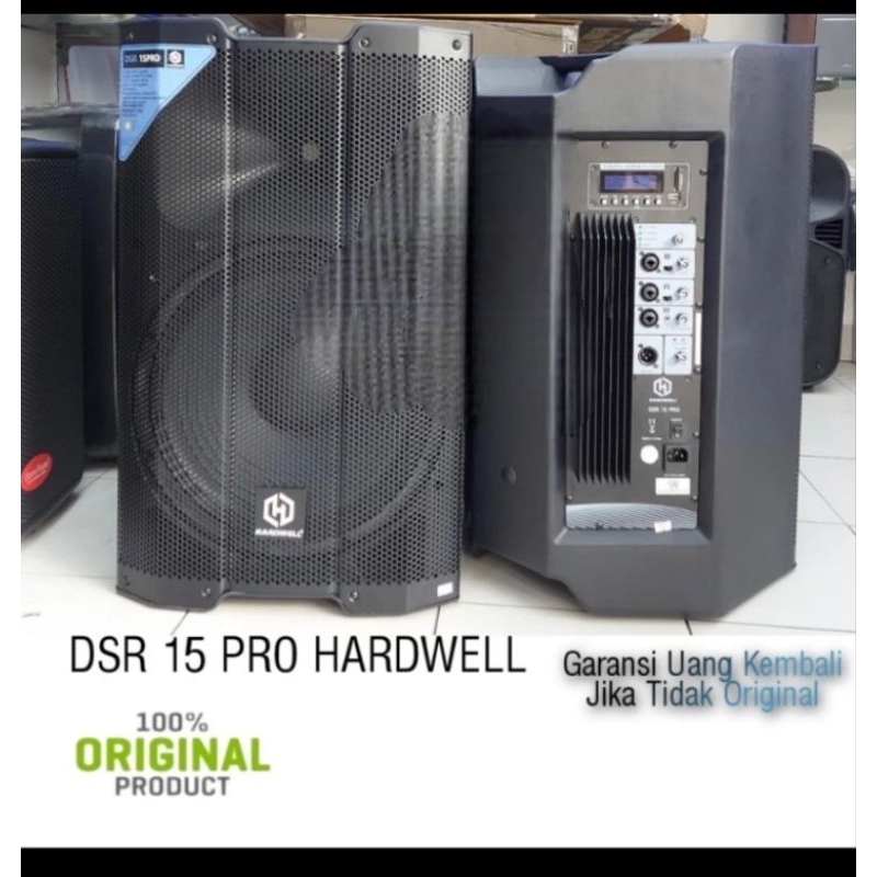 SPEAKER AKTIF 15 IN HARDWELL DSR15 PRO ORYGINAL BLUETOOT+ TWS