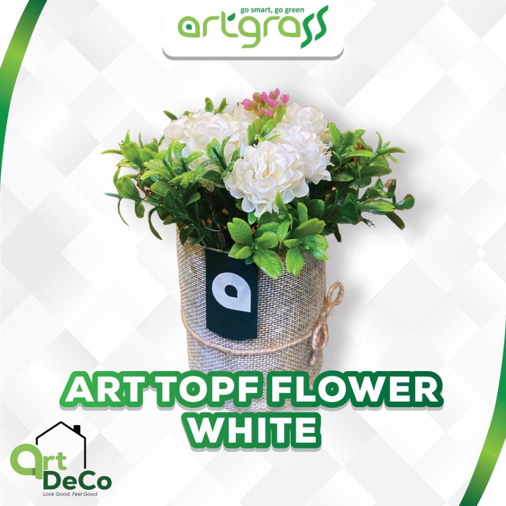 Tanaman Hias dalam Pot Hias Bunga Lampu LED | Art Topf Flower by Artgrass | Dekorasi Hias Dinding In