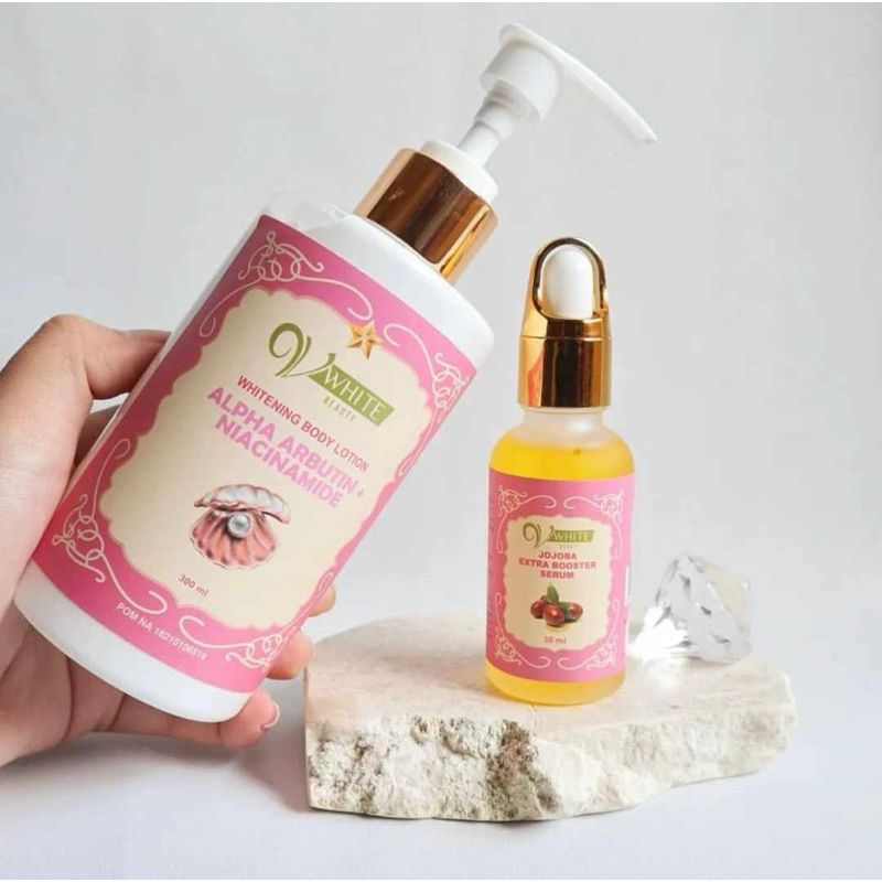 PAKET HEMAT BUNDLING LOTION ALPHA ARBUTIN & EXTRA BOOSTER SERUM AHA BHA ELIZABETHROSE