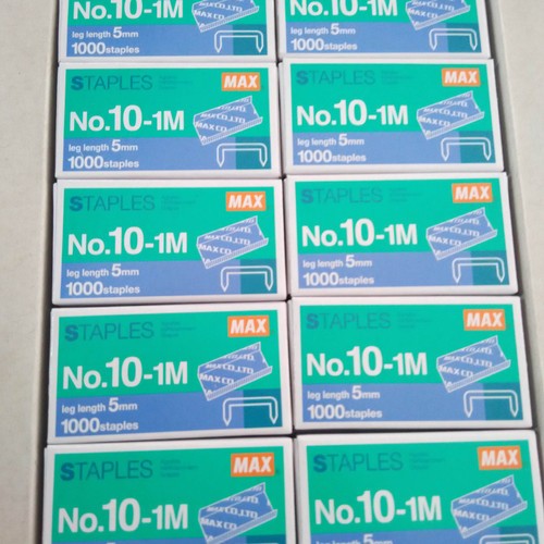 

(bisa instant) (12 pcs) MAX ISI STAPLES No. 10