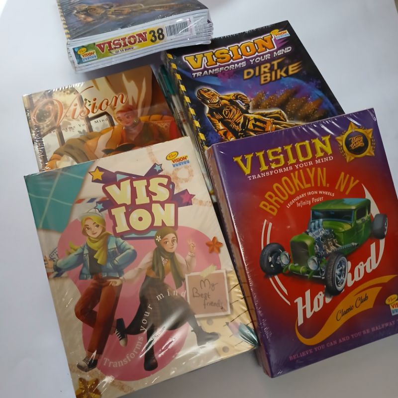 

1PACK BUKU VISION 38 LEMBAR ISI 10 BUKU