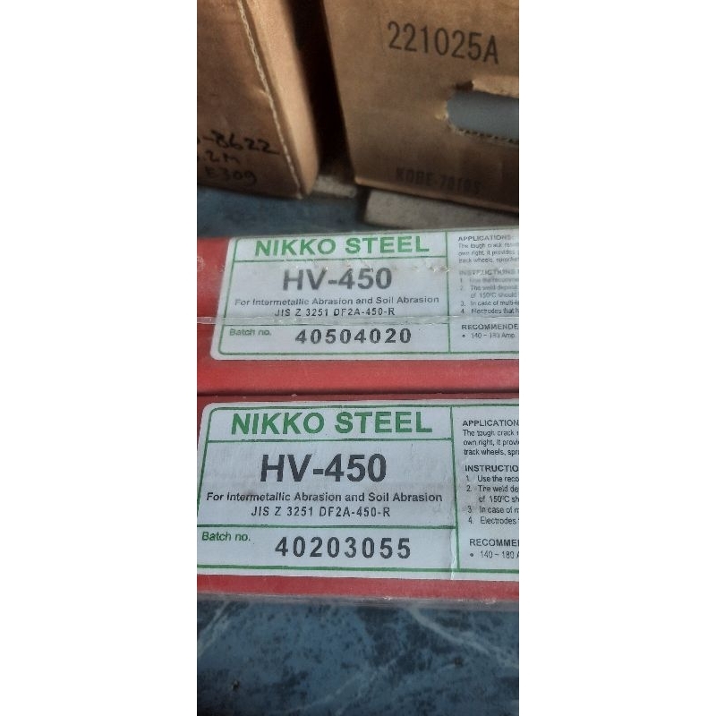 KAWAT LAS HV-450 Size. 4.0MM NIKKO STEEL