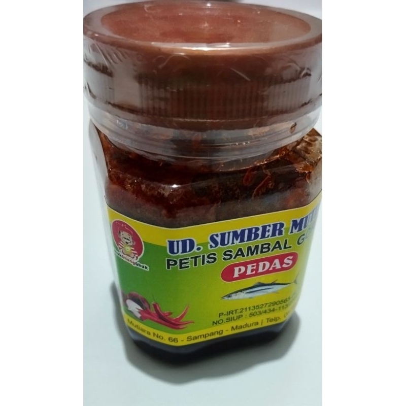 

Sambal petis instan rasa pedas