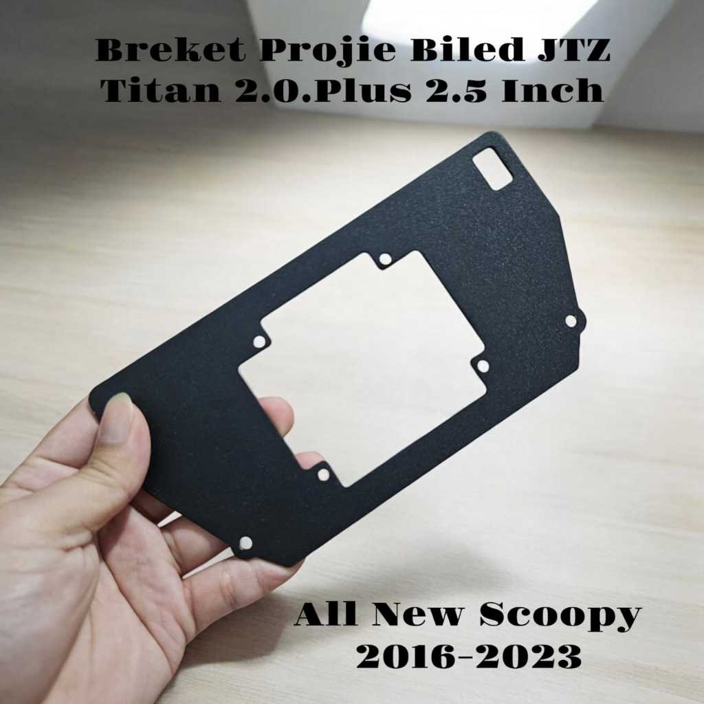 Breket Biled JTZ Titan 2.0 Bracket Biled 2.5 Inch Scoopy New 2016-2023 JTZ Titan 2.0 Plus