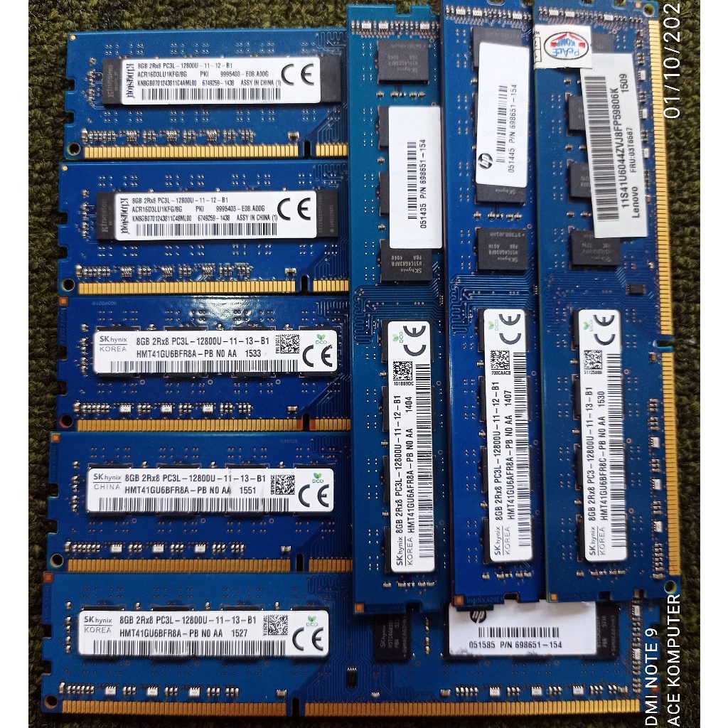 8GB DDR3L 1.35V | Memory Utk Komputer. Ram Longdimm