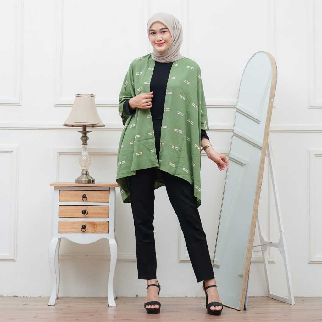 Outer Batik / blazer batik lucu kekinian modern
