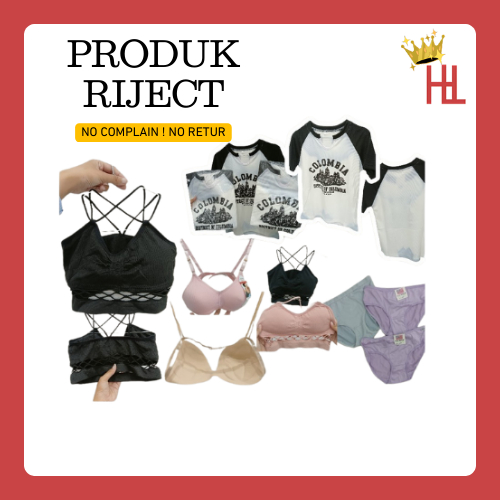 PART1 SALE BARANG RIJEK PAKAIAN DALAM,BRA,BAJU BARANG GOOD HANYA LUNTUR/KETIMPA WARNA