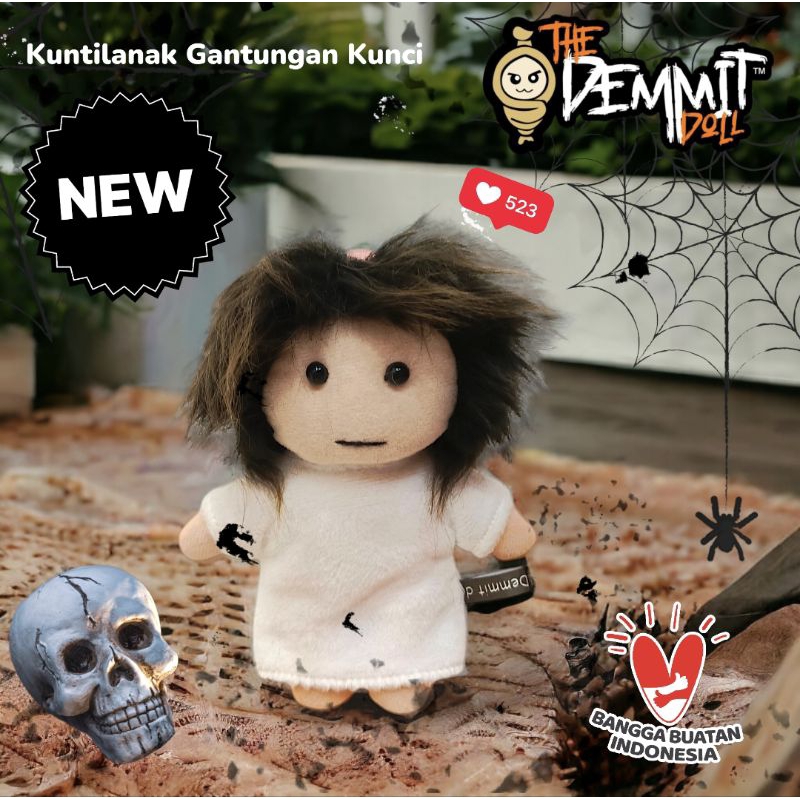Boneka Kuntilanak Gantungan Tas / Kunci Lucu