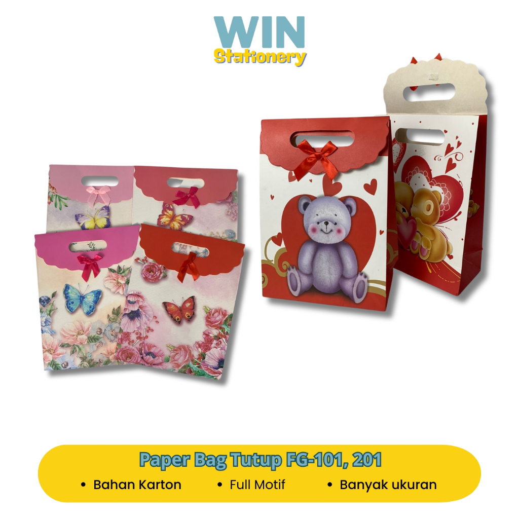

Paper Bag Tutup Motif Lucu FG-101(M), FG-201(L), FG-301(XL)