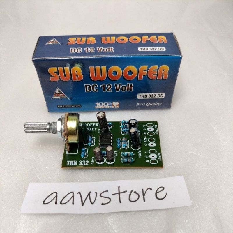 Kit Filter Subwoofer DC 12v thb 332 CKJ IC