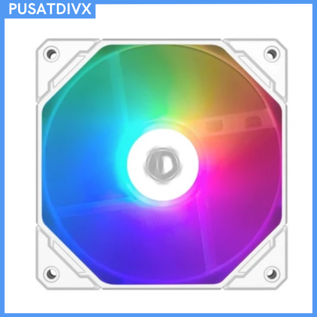 ID COOLING NO 12015 XT ARGB SNOW 12CM PWM KIPAS CASING ID-COOLING FAN