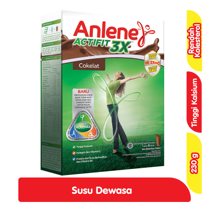 

Anlene Actifit Cokelat 230 Gr Box 230Gr Coklat 600 900