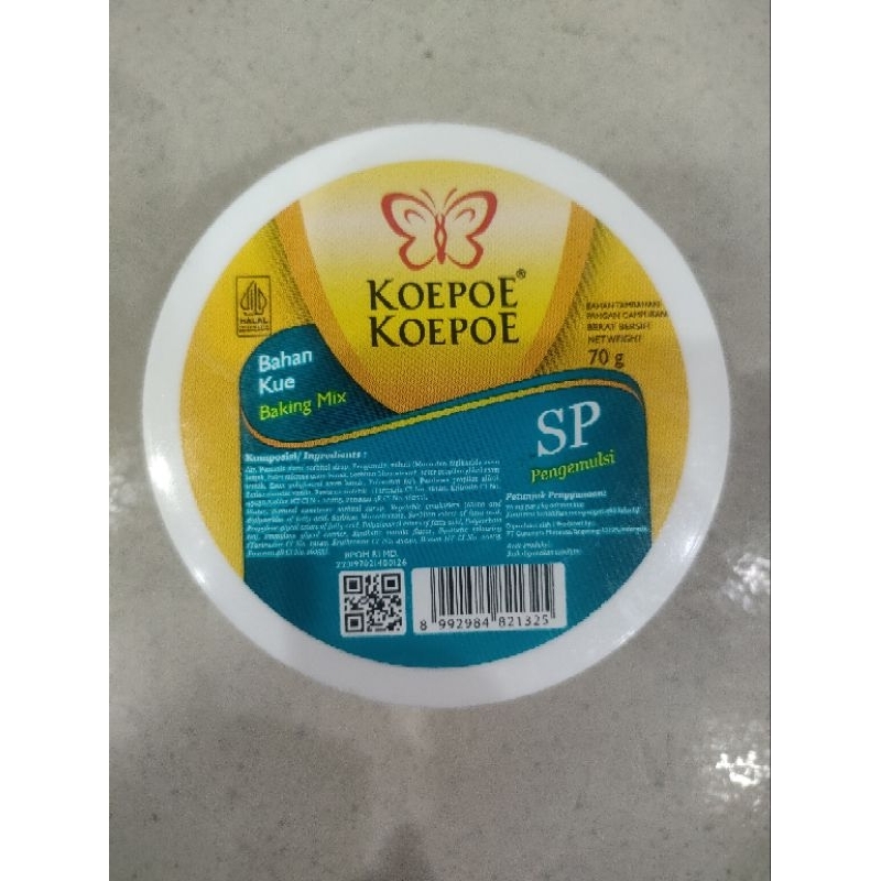 

Pengembang kue SP baking mix koepoe koepoe 70g