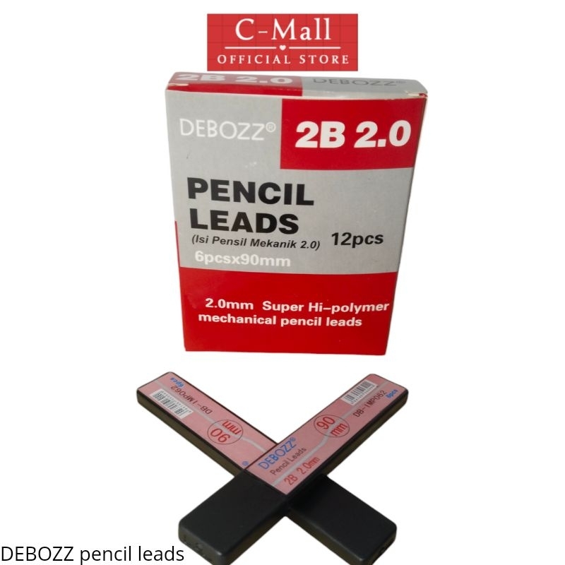 

C-Mall Refil Pensil Mekanik 2B Leads Debozz Tebal 2mm / Isi Pinsil (1 Pcs) DB-I MP062