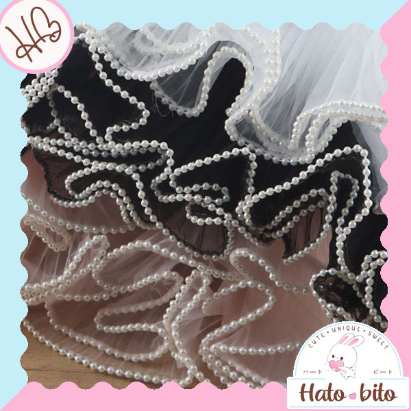 

1 rol 3.2 meter Pearl tulle cellophane kain mutiara bungkus buket bunga flower wrapping bouquet HB1781
