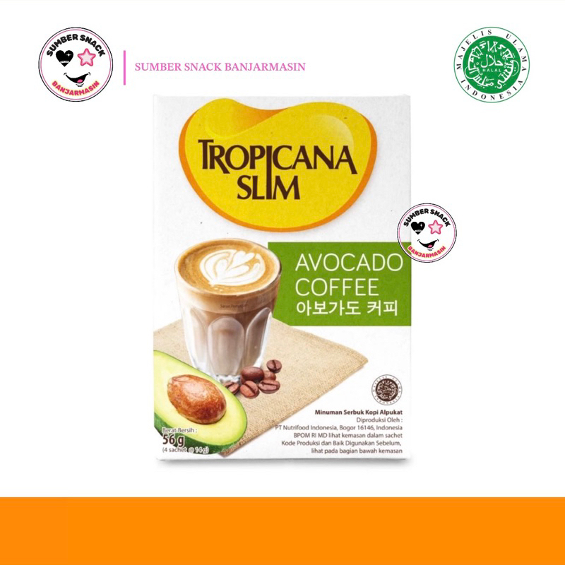 

Tropicana Slim Avocado Coffee (4 Sachet/Box) (60g)