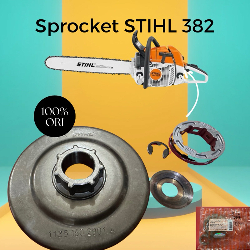 Sprocket Chain saw 382 STIHL Asli