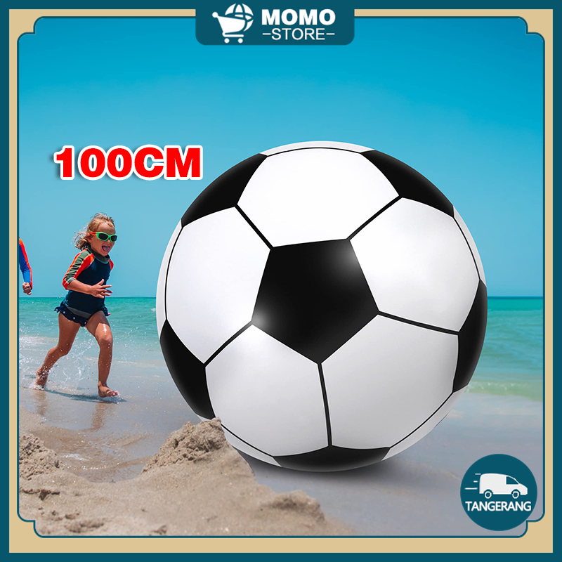 100cm Bola Pantai Tiup Raksasa PVC Beach Ball Inflatable Bola Tiup Jumbo