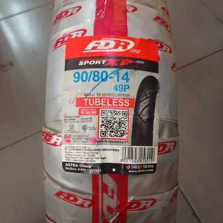 BAN DEPAN TUBLES FDR SPORT XR UK. 90/80-14 UNTUK MOTOR VARIO 150 ( FREE PENTIL )